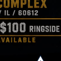 VIP RINGSIDE tickets $100